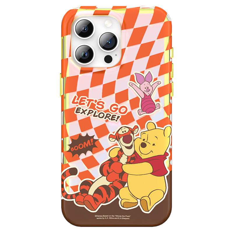 UKA Disney Winnie the Pooh Colorful Laser Shockproof Protective Case Cover