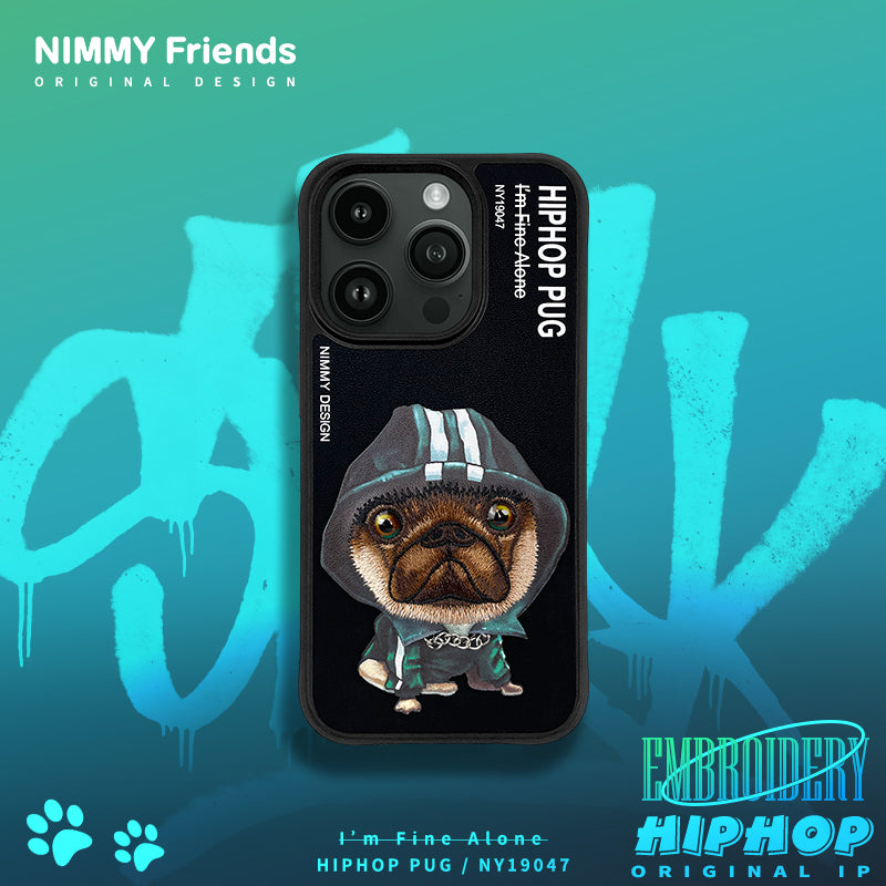 Nimmy Hip Hop Embroidery Case Cover