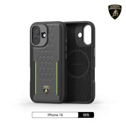 Lamborghini MagSafe Genuine Leather Phone Case - Revuelto D1