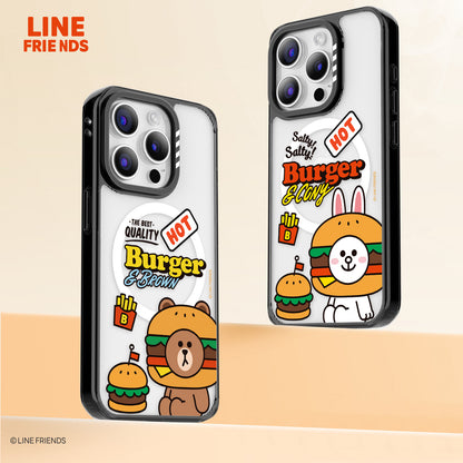 Line Friends Hot Burger MagSafe Shockproof Case Cover