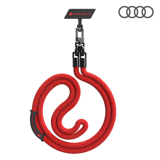 AUDI Sport Nylon Crossbody Phone Lanyard 10mm - RSQ D1