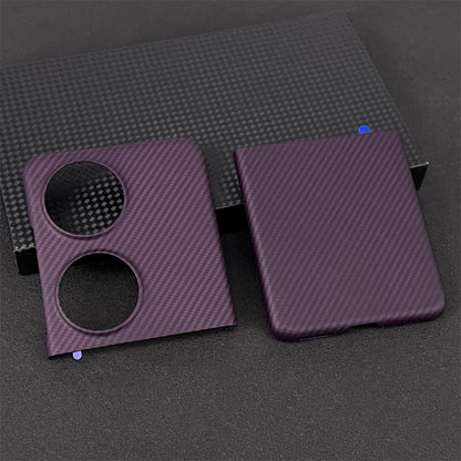 Oatsbasf Luxury Pure Carbon Fiber Case for Huawei Pocket series Smartphones