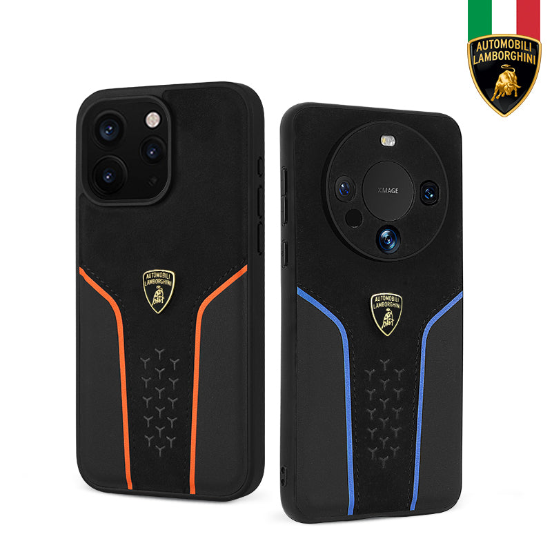 Lamborghini Genuine Leather Alcantara Phone Case - Huracan D19 – Armor ...