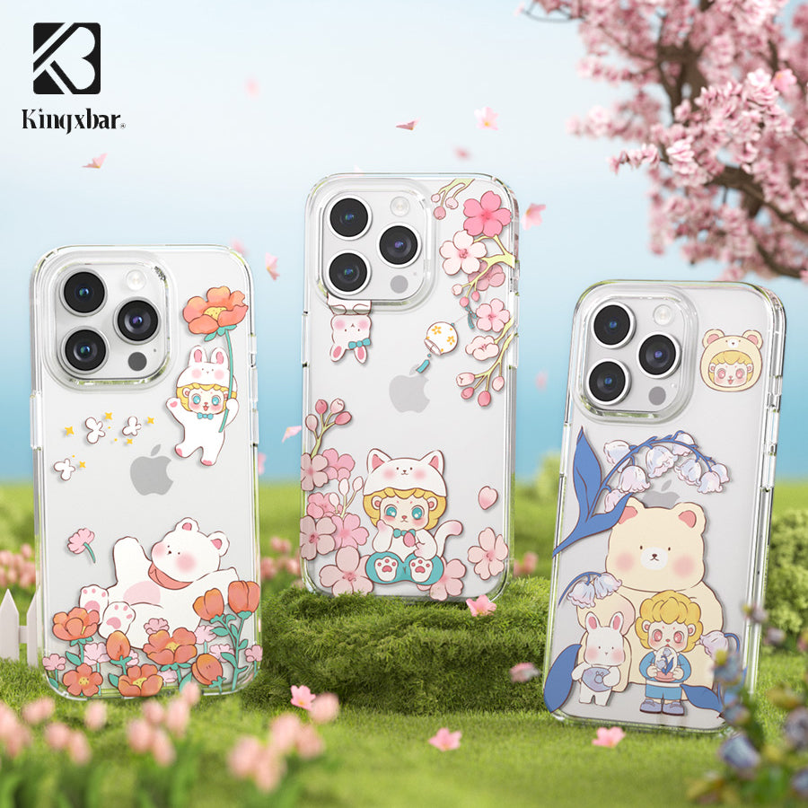 KINGXBAR x Serafina Xiqee Spring Shockproof Back Cover Case