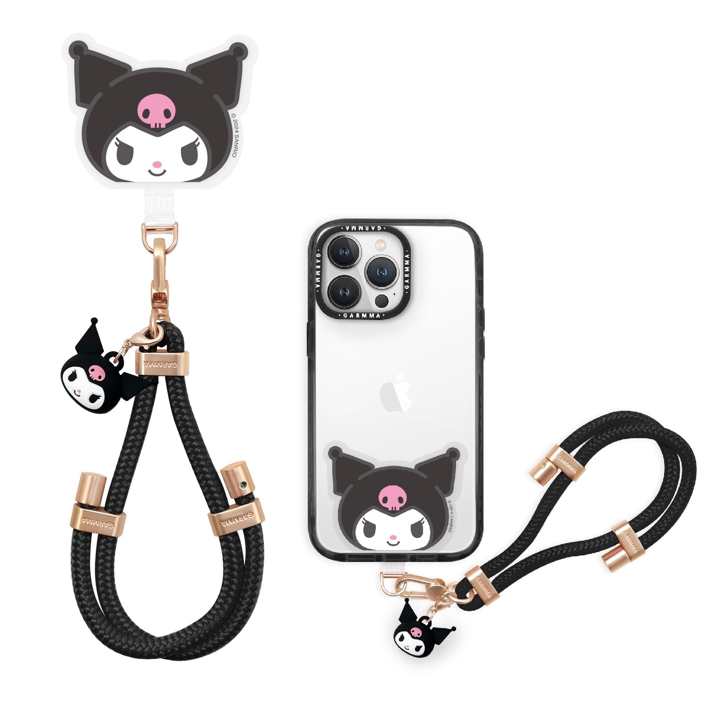 GARMMA Sanrio Doll Charm Buckle Strap Adjustable Phone Lanyard