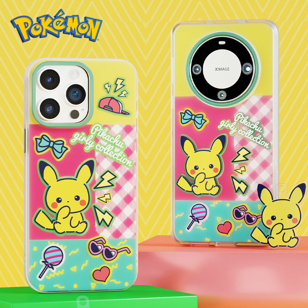 Pokémon All-inclusive Shockproof Protective Case Cover with Doll Charm Lanyard