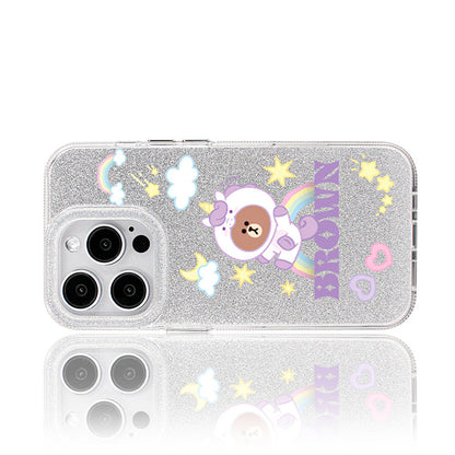 Line Friends Glitter Shining Case Protective Cover