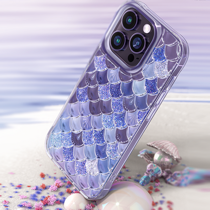 KINGXBAR Mermaid 3D Shockproof Back Cover Case