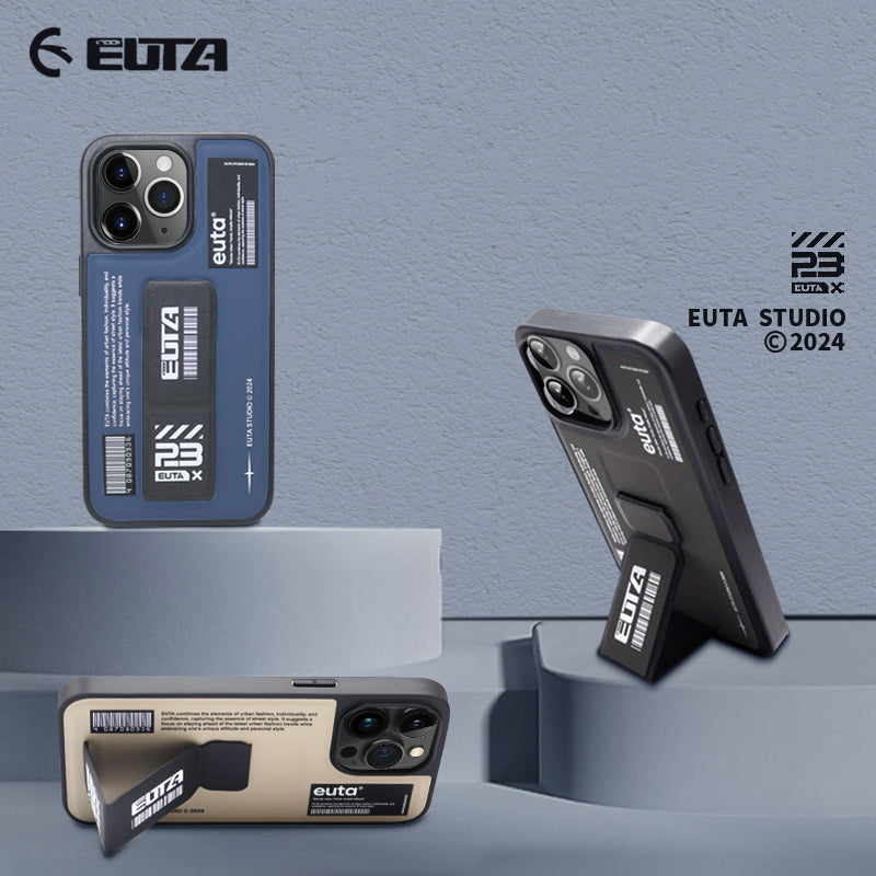 EUTA Mag-Charge Leatherette Case with Extendable Grip Stand