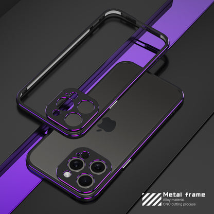 Case For iPhone 15 14 Pro Max 13 12 Aluminium Alloy Metal Bumper