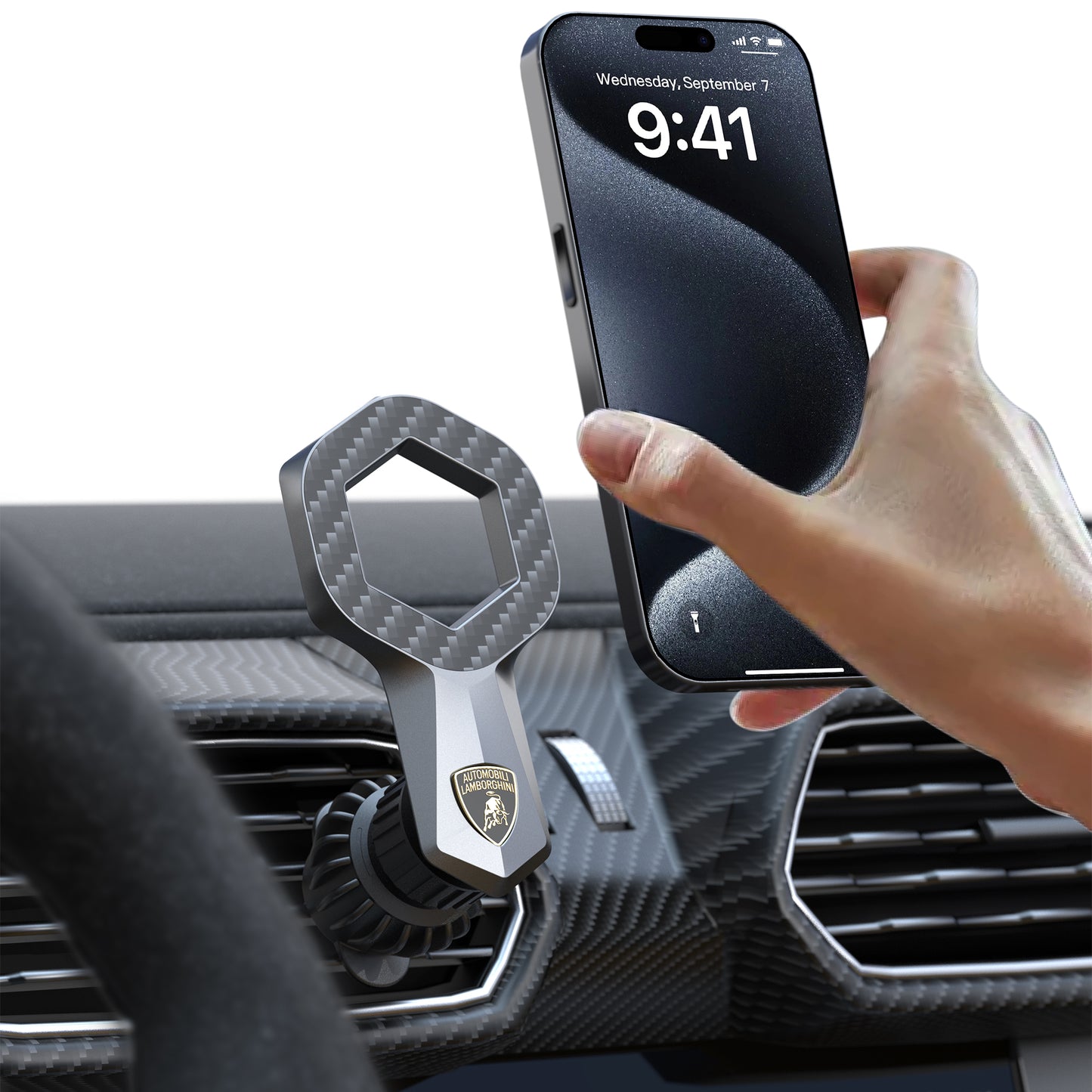 Lamborghini Magnetic Car Vent Mount for Universal Smartphone - Urus D8