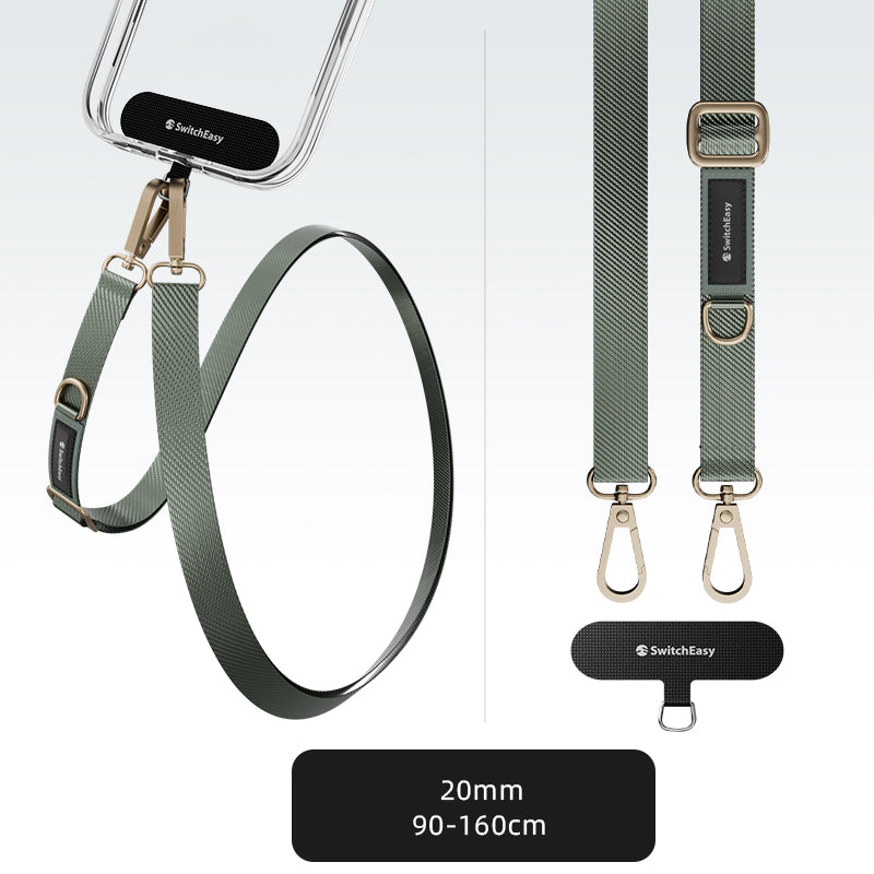 SwitchEasy EasyStrap + EasyStrap Card - 20mm | Phone Lanyard