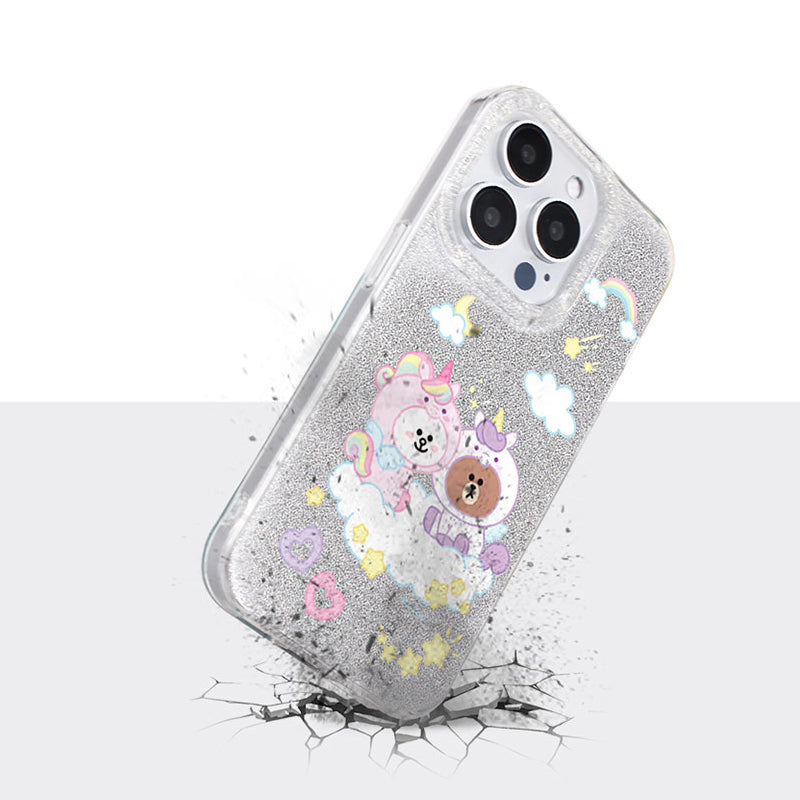 Line Friends Glitter Shining Case Protective Cover