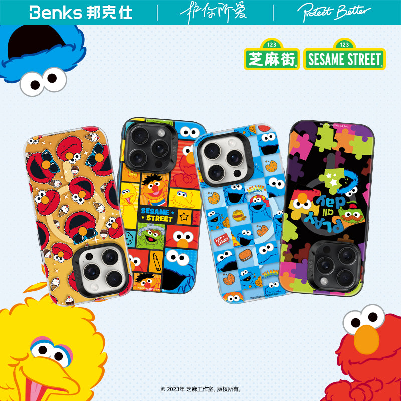 Benks x Sesame Street MagSafe Shockproof Cooling Case Cover