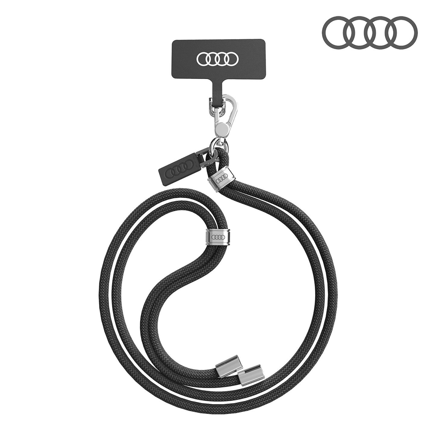 AUDI Nylon Crossbody Phone Lanyard 6mm - R8 D1