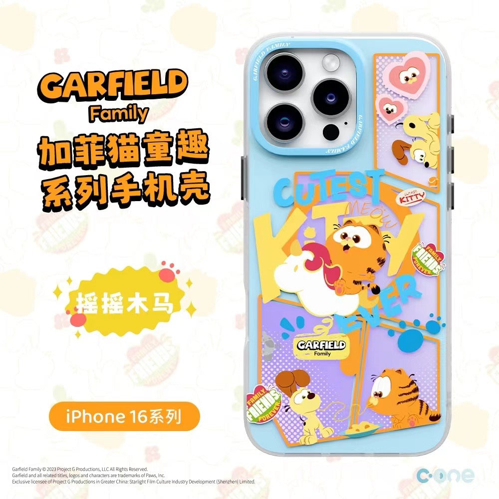 Garfield Family Childlike MagSafe All-inclusive Shockproof IMD Protective Case Cover