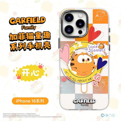 Garfield Family Childlike MagSafe All-inclusive Shockproof IMD Protective Case Cover