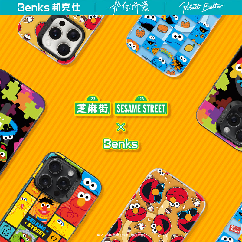 Benks x Sesame Street MagSafe Shockproof Cooling Case Cover