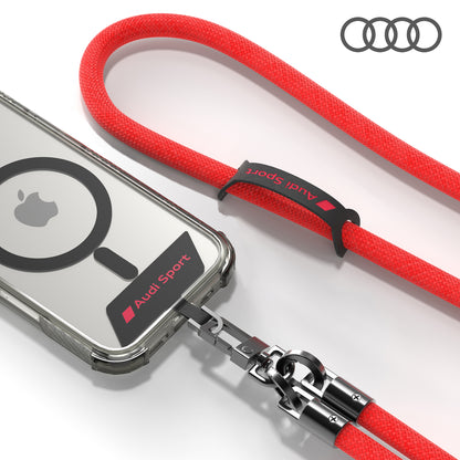 AUDI Sport Nylon Crossbody Phone Lanyard 10mm - RSQ D1