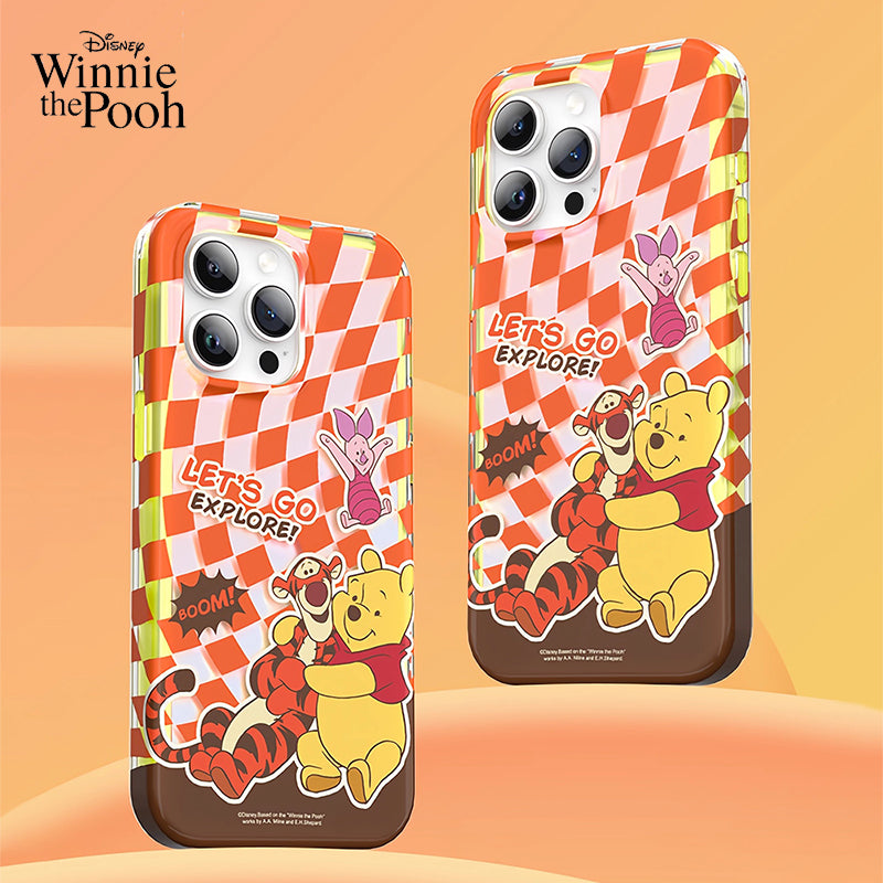 UKA Disney Winnie the Pooh Colorful Laser Shockproof Protective Case Cover