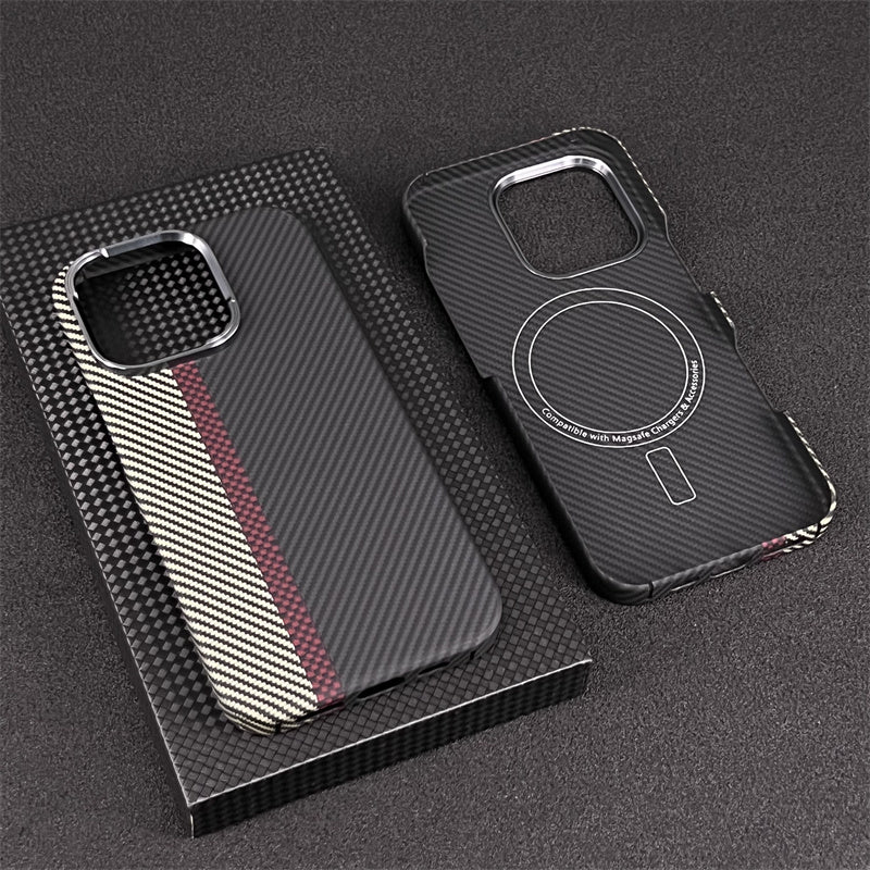 Oatsbasf Luxury Pure Aramid Fiber Case for Apple iPhone 16 Series