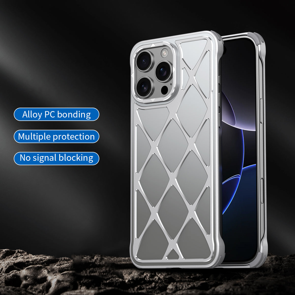 Armor King Stargazer Fasion Heat Dissipation Metal + PC Case Cover