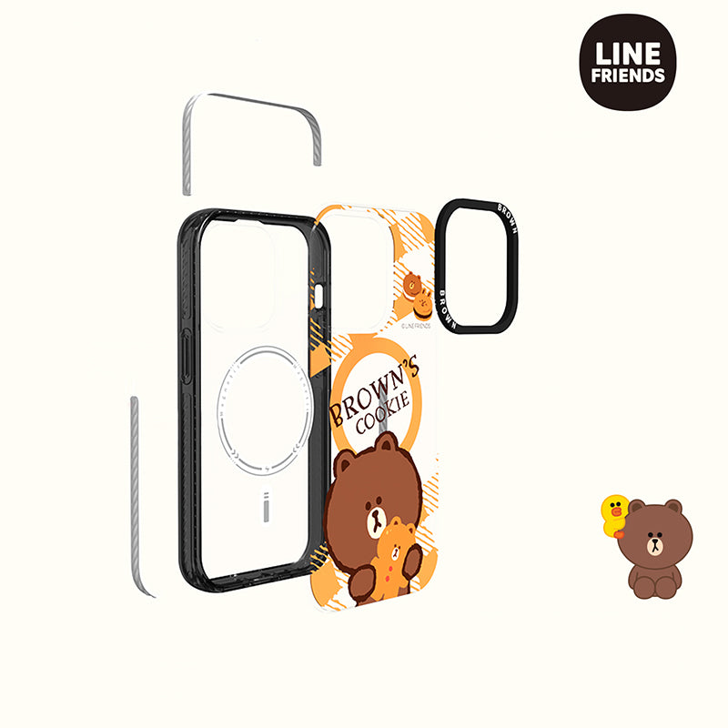 Line Friends MagSafe Military Grade Shockproof Impact Case Cover