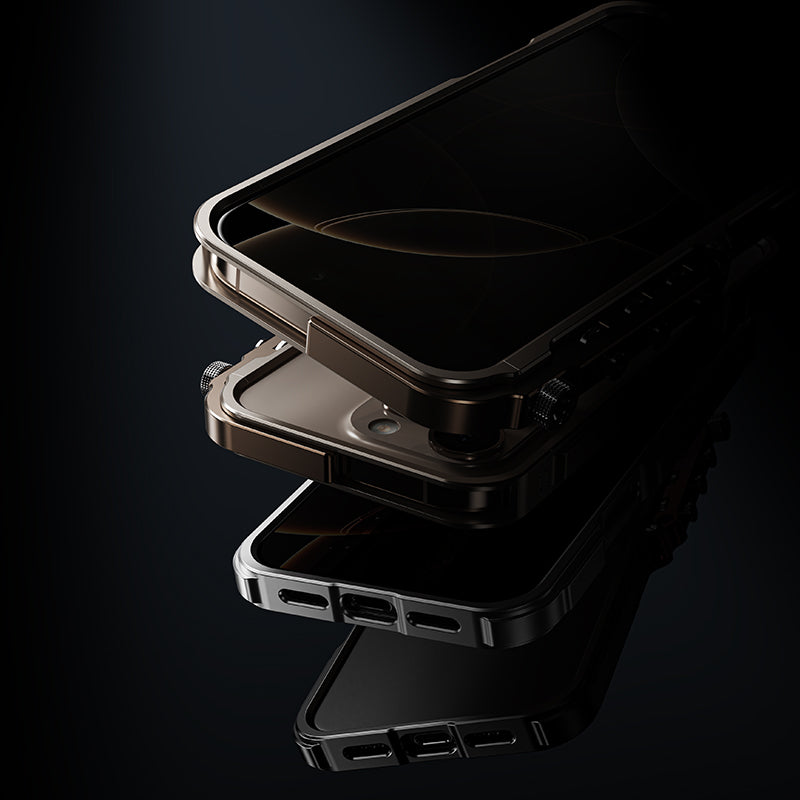 Armor King Trigger Mechanical Armor Premium Metal Bumper Case