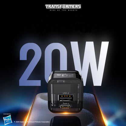 Transformers GaN PD 20W Double Port Fast Charger