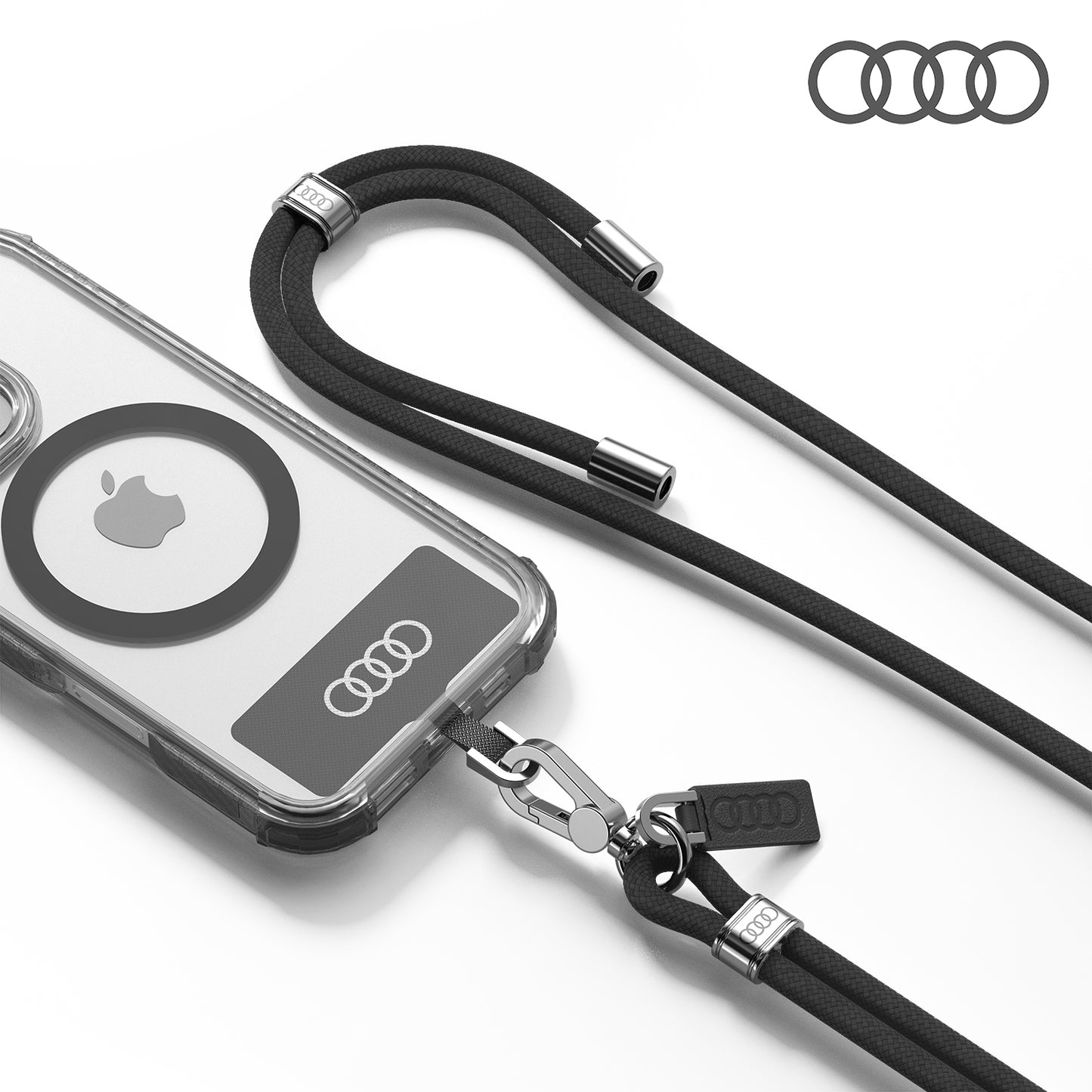 AUDI Nylon Crossbody Phone Lanyard 6mm - R8 D1