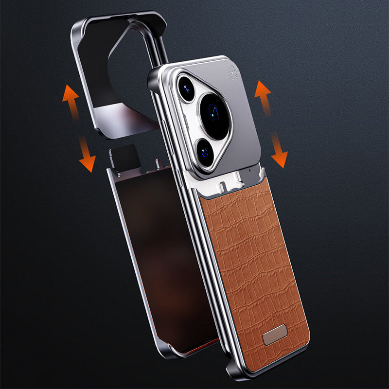 Armor King Aluminum+Leather Heat Dissipation Aromatherapy Protective Cover Case