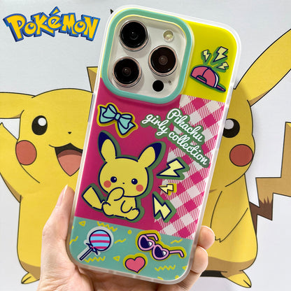 Pokémon All-inclusive Shockproof Protective Case Cover with Doll Charm Lanyard