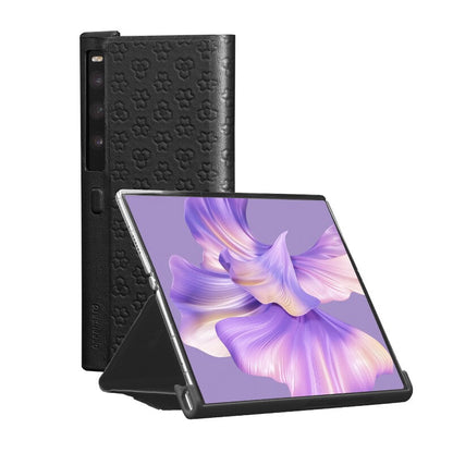 X-Doria Defense Ultra-Thin Luxury Clear View Window Genuine Leather Magnetic Flip Cover Case