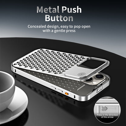 R-Just Aluminum Metal Heat Dissipation Aromatherapy Protective Case Cover