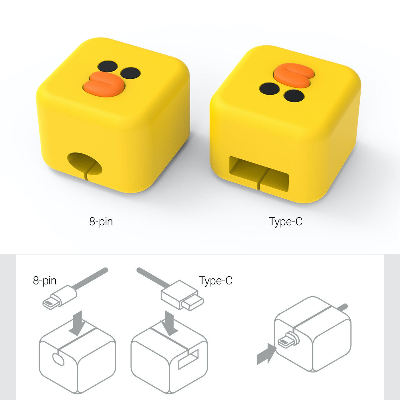 Line Friends Cube Cable Accessory