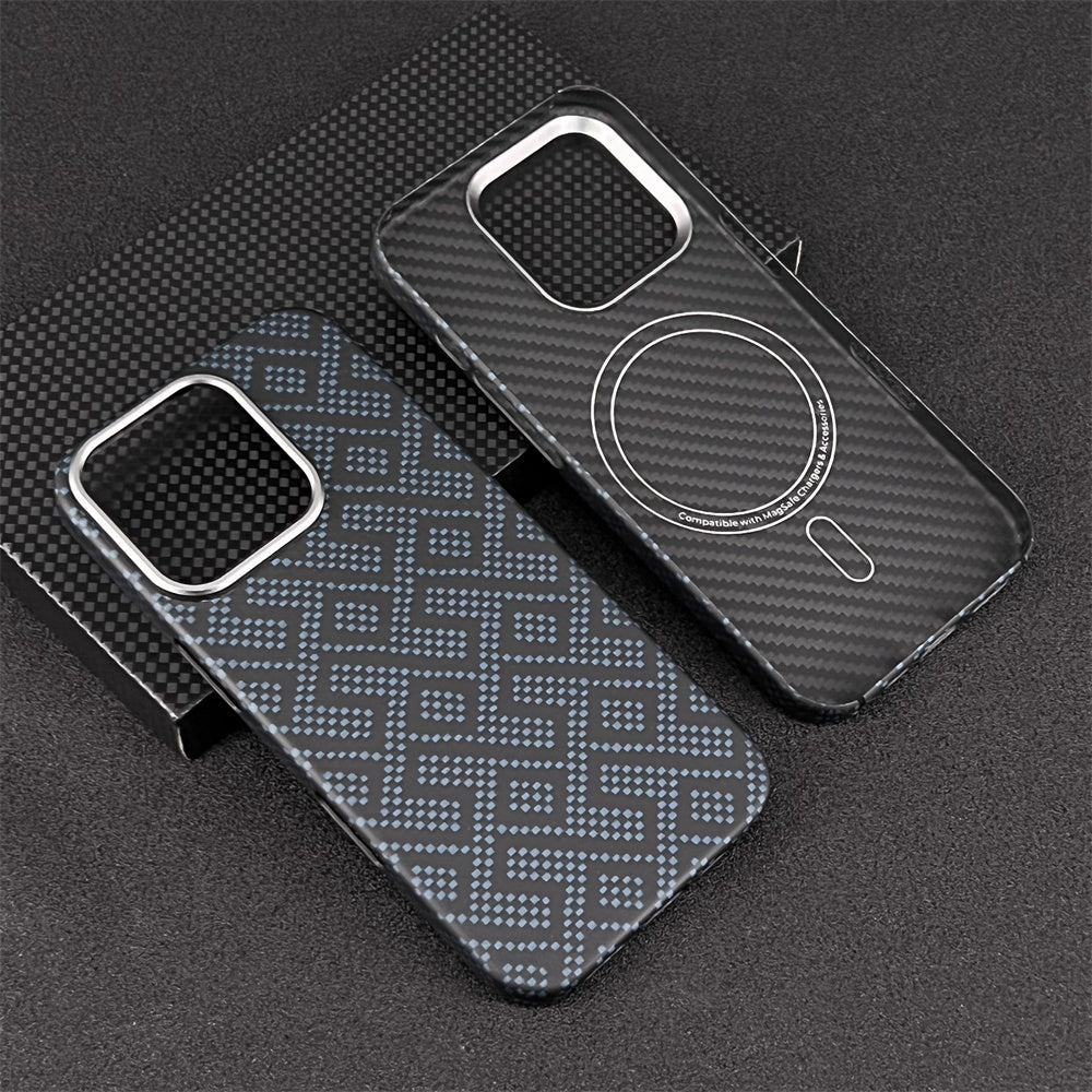 Oatsbasf Luxury Pure Aramid Fiber Case for Apple iPhone 16 Series