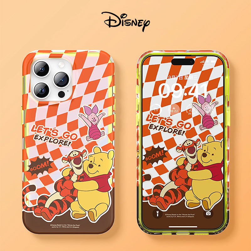 UKA Disney Winnie the Pooh Colorful Laser Shockproof Protective Case Cover