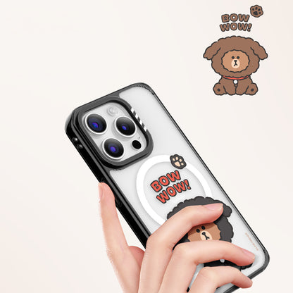 Line Friends Puppy Brown MagSafe Shockproof Case Cover