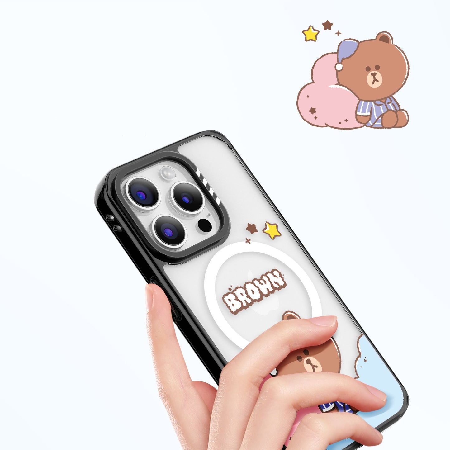 Line Friends Bedtime Story MagSafe Shockproof Case Cover