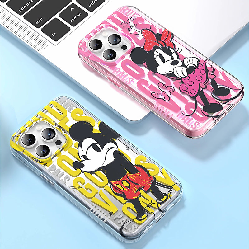 UKA Disney Mickey & Minnie Colorful Shockproof Protective Case Cover