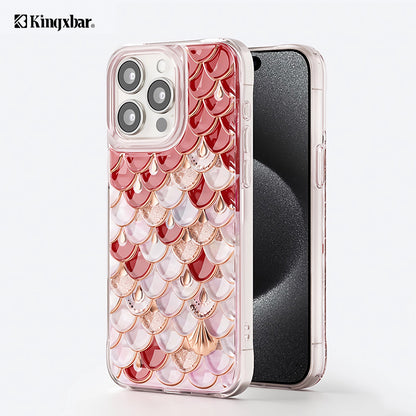 KINGXBAR Mermaid 3D Shockproof Back Cover Case