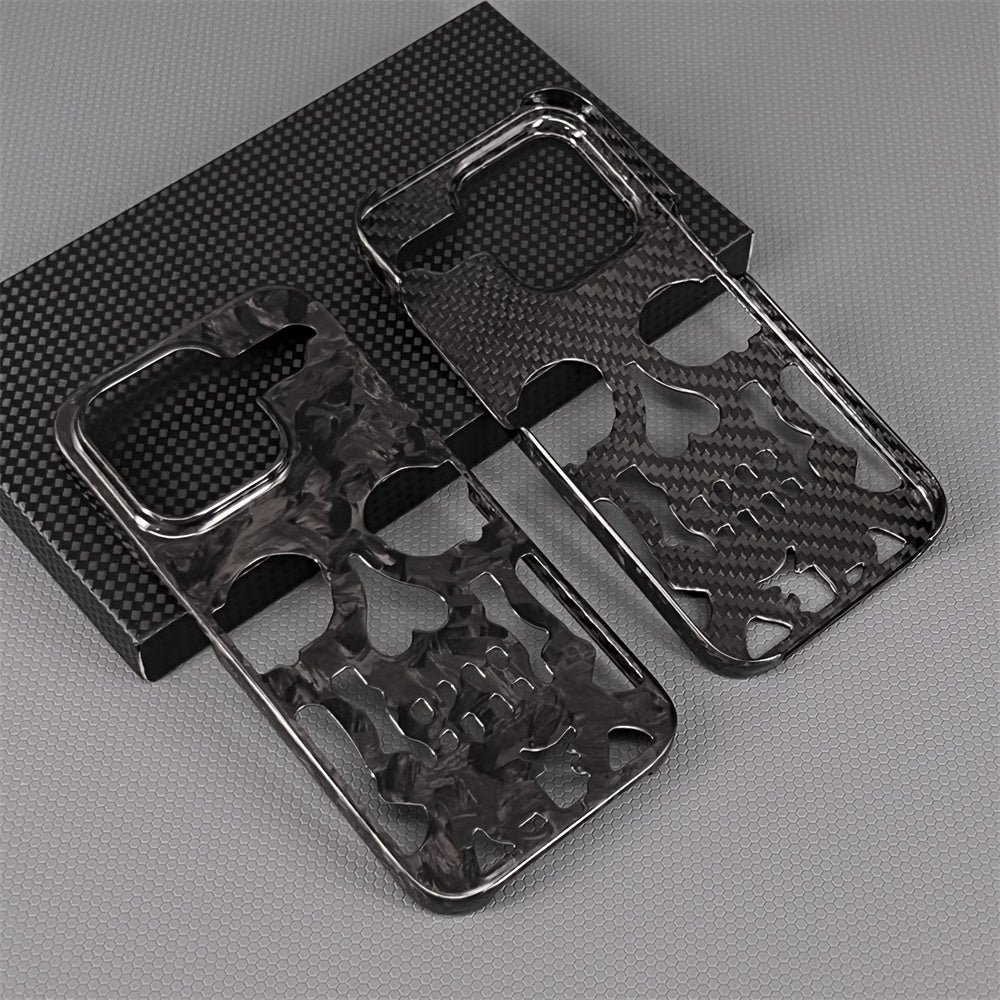 Oatsbasf Luxury Pure Carbon Fiber Case for Apple iPhone