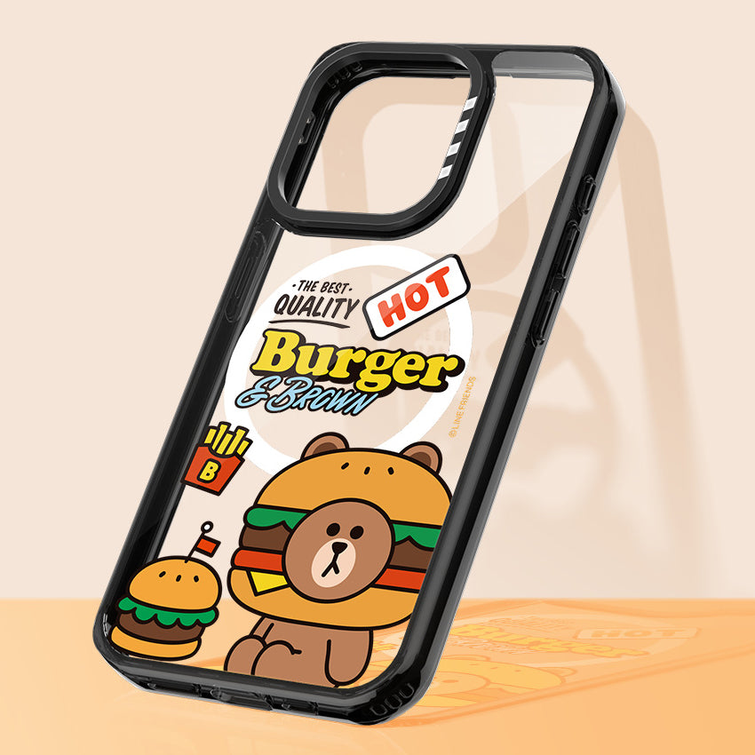 Line Friends Hot Burger MagSafe Shockproof Case Cover