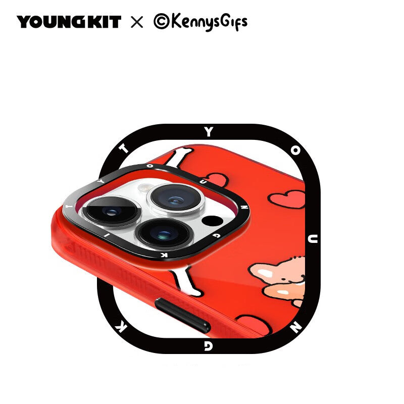 YOUNGKIT X KennysGifs Slim Thin Matte Anti-Scratch Back Shockproof Cover Case