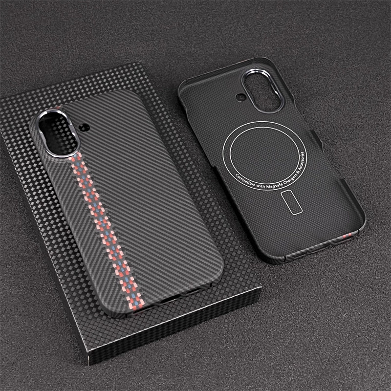 Oatsbasf Luxury Pure Aramid Fiber Case for Apple iPhone 16 Series