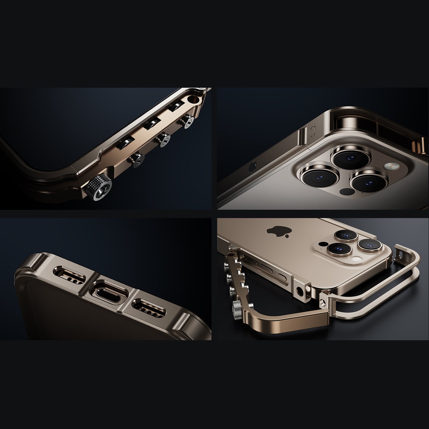 Armor King Trigger Mechanical Armor Premium Metal Bumper Case