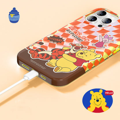 UKA Disney Winnie the Pooh Colorful Laser Shockproof Protective Case Cover