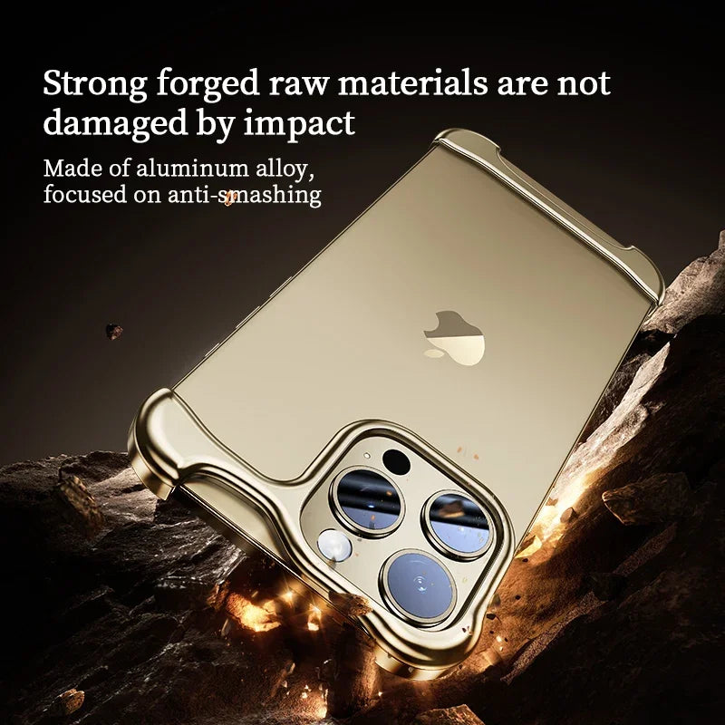 Armor King Alien Skeleton Frameless Detachable Anti-fall Metal Case Cover