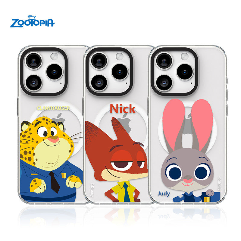 Disney Zootopia MagSafe Shockproof Transparent Case Cover