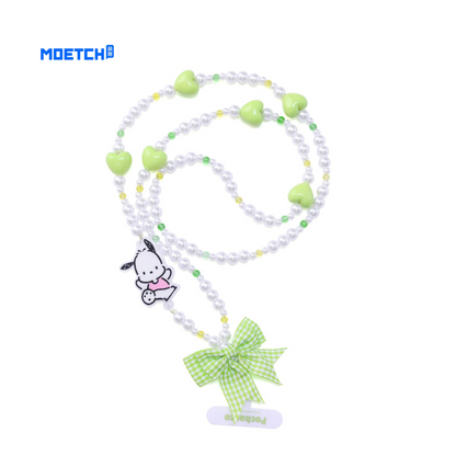 Moetch Sanrio Characters Crystal Candy Crossbody Strap Hanging Chain Phone Lanyard